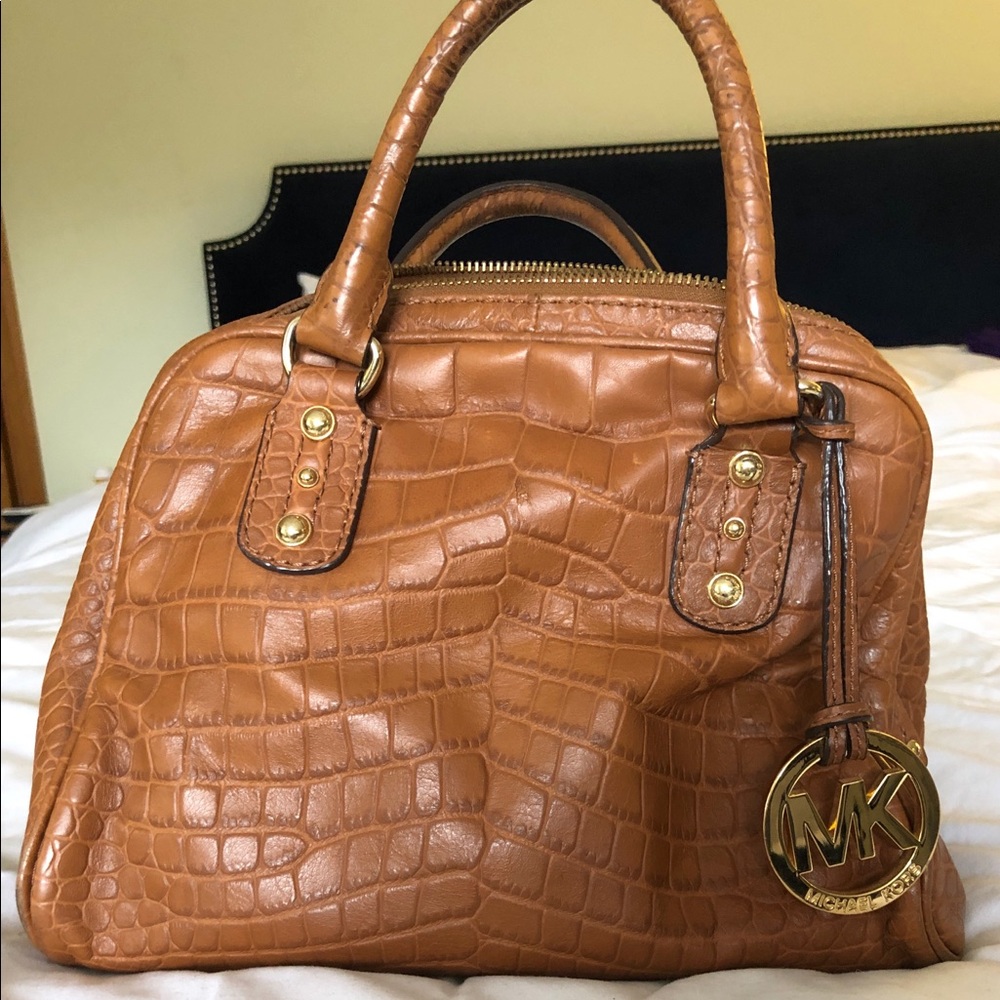 Michael Kors Camel Alligator Bag
